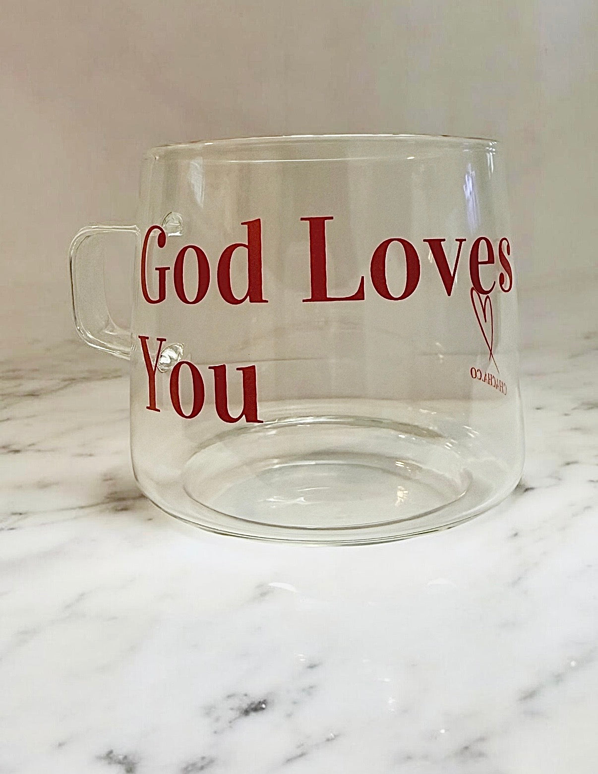 God Loves You Mug Red