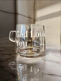 God Loves You Mug White