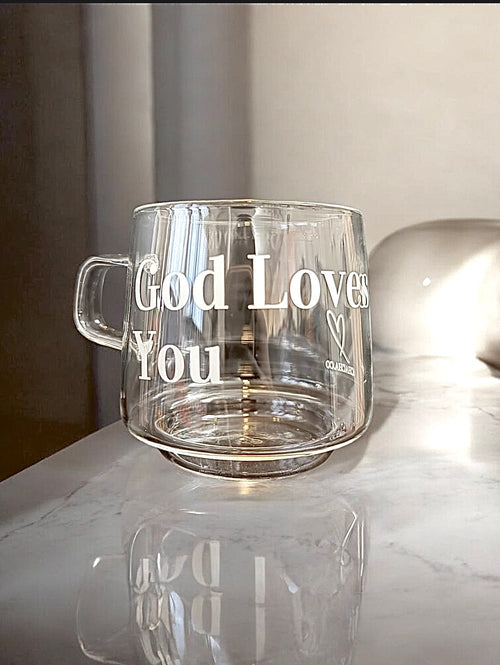 God Loves You Mug White