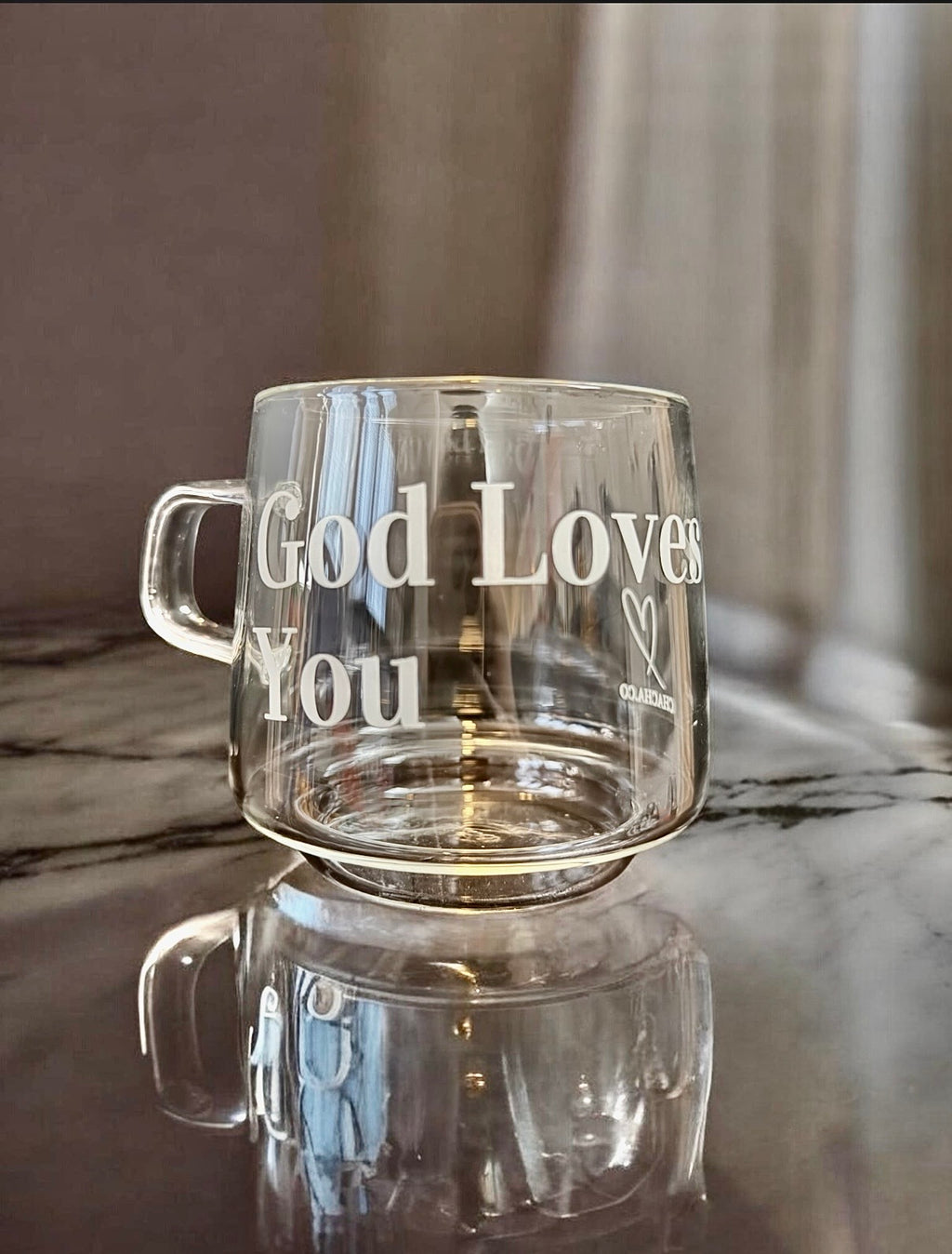 God Loves You Mug White